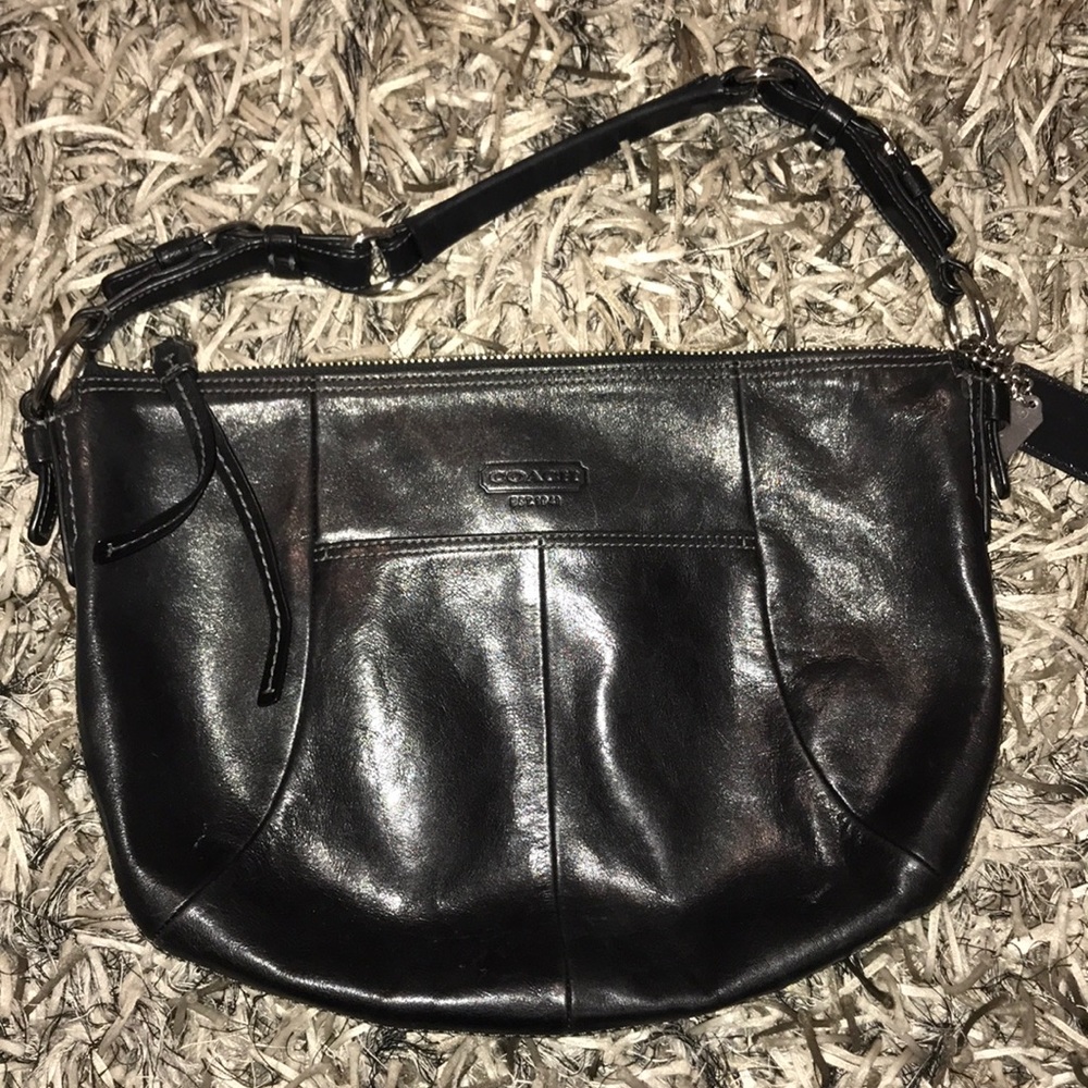 GENTLY USED BLACK COACH MINI PURSE